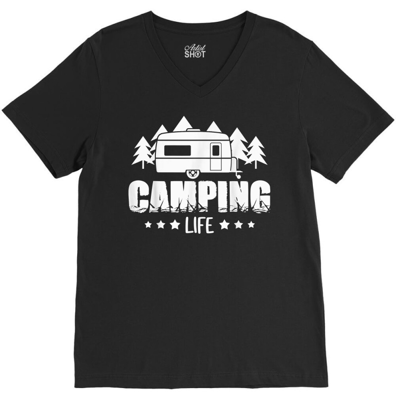 Campers Camping Season Camping Lovers Camping T Shirt V-neck Tee | Artistshot