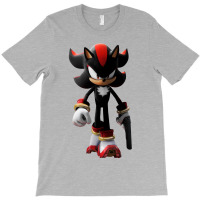 Black Hedgehog Holding A Gun T-shirt | Artistshot