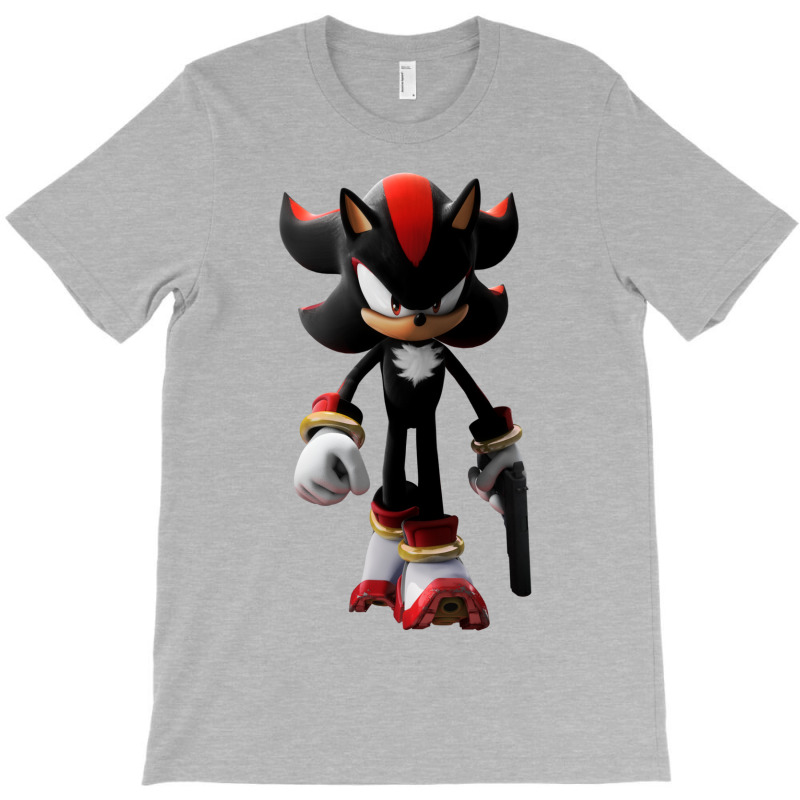 Black Hedgehog Holding A Gun T-shirt | Artistshot