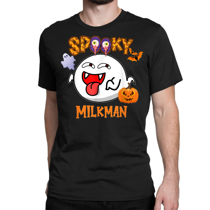 Boo Halloween Costume Spooky Milkman T Shirt Classic T-shirt by spizerrleppleq | Artistshot