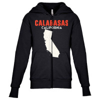 Calabasas California Usa State America Travel Californian T Shirt Youth Zipper Hoodie | Artistshot