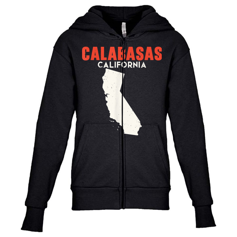 Calabasas California Usa State America Travel Californian T Shirt Youth Zipper Hoodie by spizerrleppleq | Artistshot