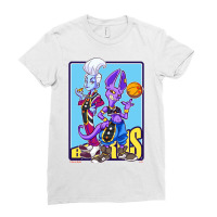 Dragonb Ball Beerus & Whis Ladies Fitted T-shirt | Artistshot