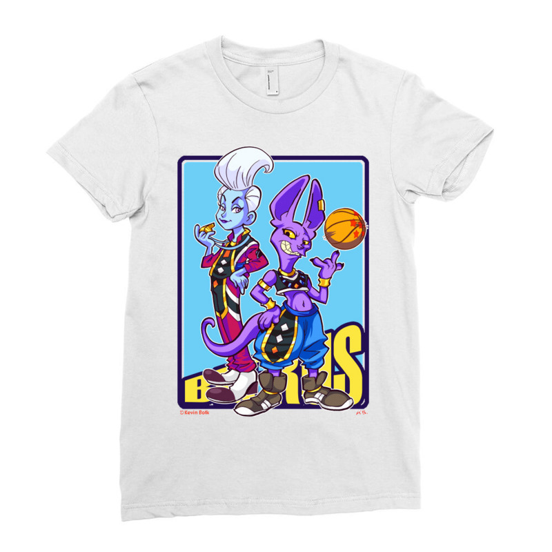 Dragonb Ball Beerus & Whis Ladies Fitted T-Shirt by Ha Thu | Artistshot