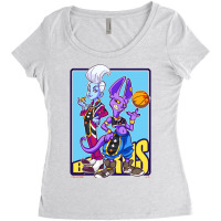 Dragonb Ball Beerus & Whis Women's Triblend Scoop T-shirt | Artistshot