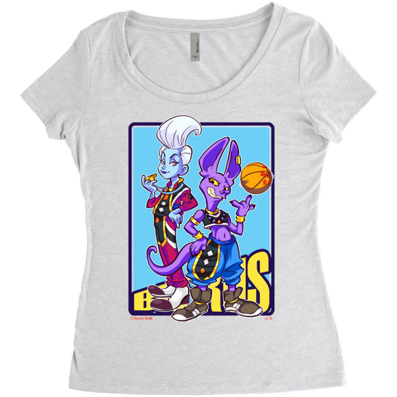 Dragonb Ball Beerus & Whis Women's Triblend Scoop T-shirt by Ha Thu | Artistshot