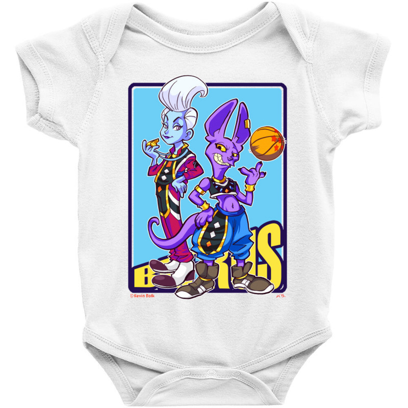 Dragonb Ball Beerus & Whis Baby Bodysuit by Ha Thu | Artistshot