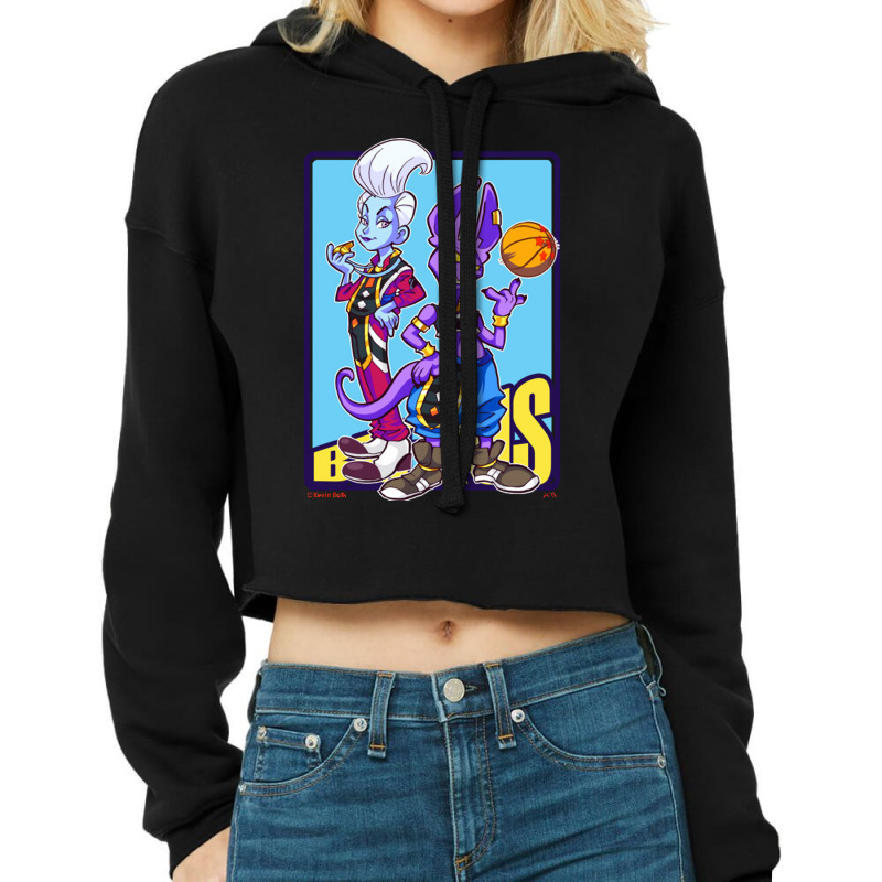 Dragonb Ball Beerus & Whis Cropped Hoodie by Ha Thu | Artistshot