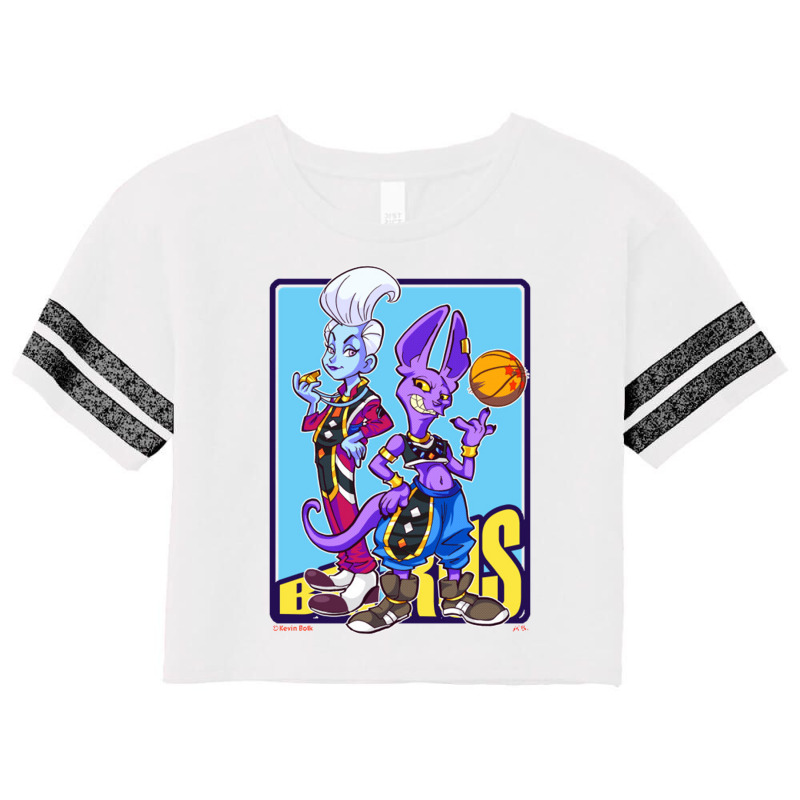 Dragonb Ball Beerus & Whis Scorecard Crop Tee by Ha Thu | Artistshot