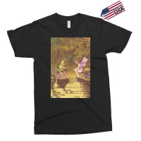 Flower Fairy Talking To A Toad Sticker Exclusive T-shirt | Artistshot