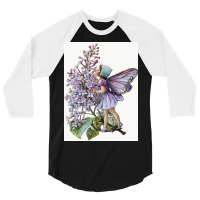 Lilac Fairy 3/4 Sleeve Shirt | Artistshot