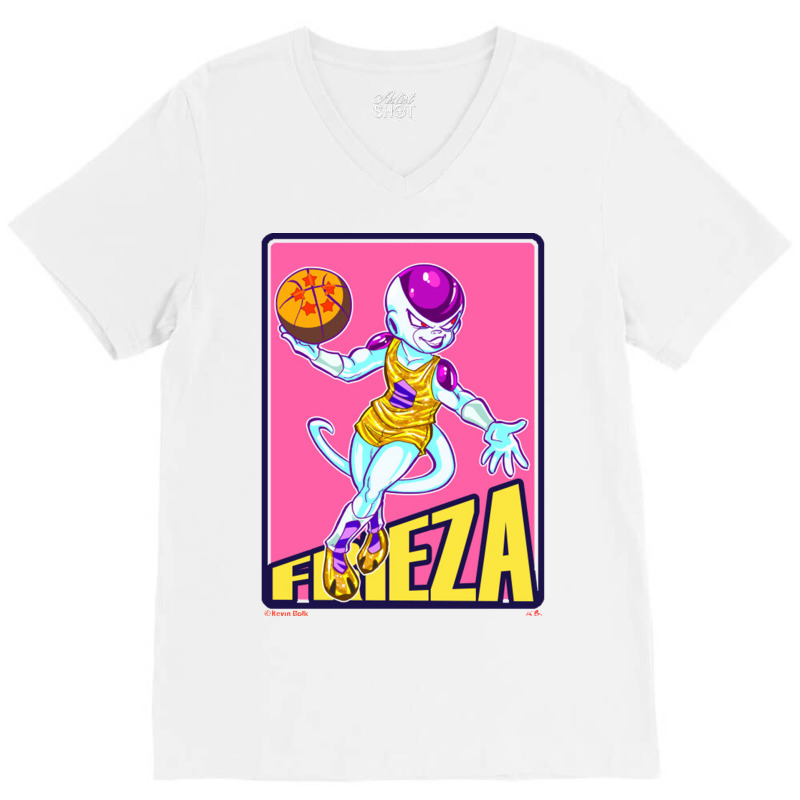 Dragonb Ball Frieza V-Neck Tee by Ha Thu | Artistshot