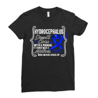 Hydrocephalus Awareness Doesn't Come With A Manual Hydroceph T Shirt Ladies Fitted T-shirt | Artistshot