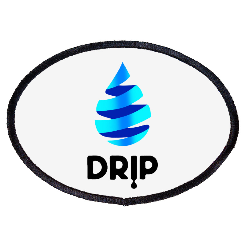 Drip Faucet Oval Patch | Artistshot