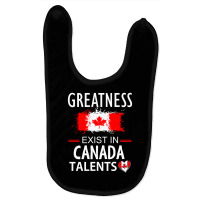 Greatness Exist In Canadian Talents Baby Bibs | Artistshot