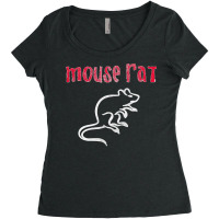 Parks & Recreation Mouse Rat Distressed Women's Triblend Scoop T-shirt | Artistshot