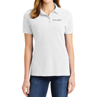 Black Type Ladies Polo Shirt | Artistshot