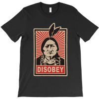 Disobeyy Native American Face Portraitt Anti Colonisation Mexico Usa P T-shirt | Artistshot