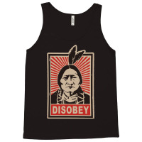 Disobeyy Native American Face Portraitt Anti Colonisation Mexico Usa P Tank Top | Artistshot