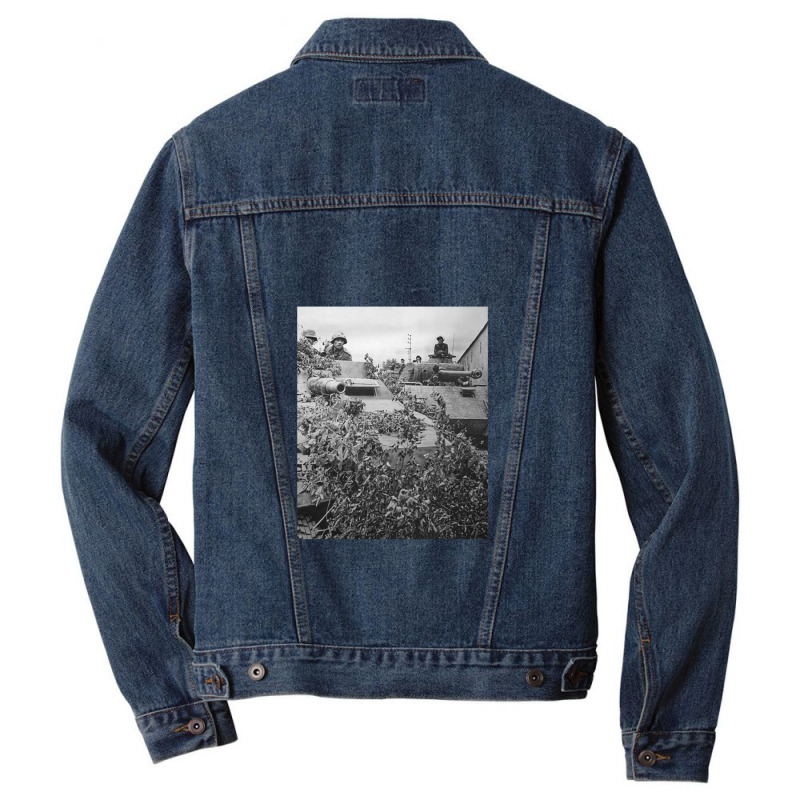 German Panzer Lehr Division Ww2 Caen Normandy Men Denim Jacket by naeshastores | Artistshot