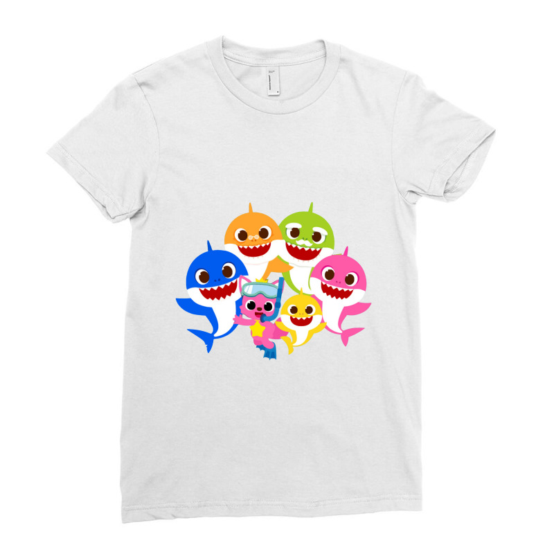 Pinkfong Baby Shark Ladies Fitted T-Shirt by jambukelapa | Artistshot