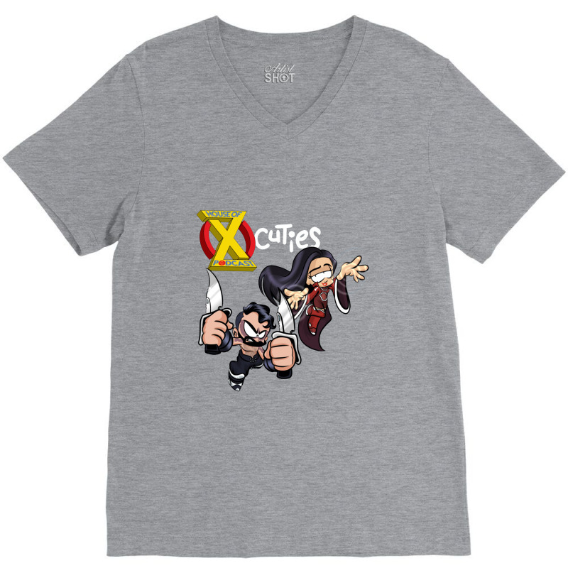 Houseofx Cuties By Beefcakeboss Houseofx V-neck Tee | Artistshot