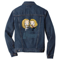 Lover Gifts Festive Tiny Women My Favorite Men Denim Jacket | Artistshot