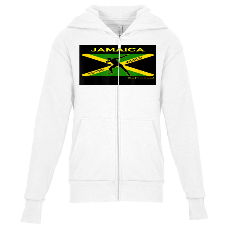 Jamaican Tshirt Youth Zipper Hoodie | Artistshot