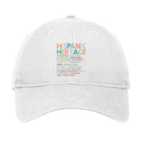 Hispanic Heritage Month Latino Countries Names Retro Vintage T Shirt Adjustable Cap | Artistshot