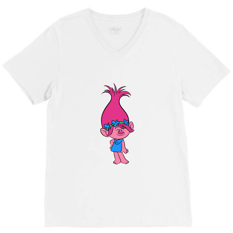 Poppy V-neck Tee | Artistshot