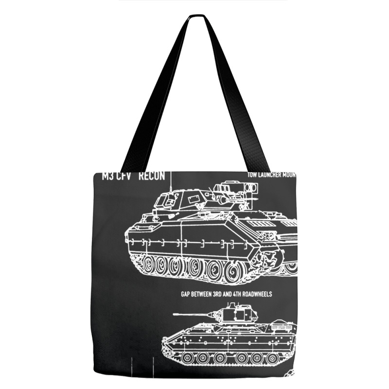 M2 Bradley Ifv M3 Cfv Us Army Recon Blueprint Tote Bags by naeshastores | Artistshot