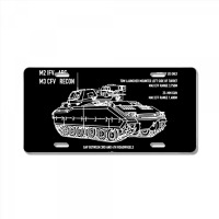 M2 Bradley Ifv M3 Cfv Us Army Recon Blueprint License Plate | Artistshot