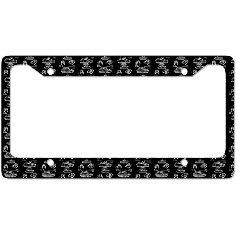 M2 Bradley Ifv M3 Cfv Us Army Recon Blueprint License Plate Frame by naeshastores | Artistshot