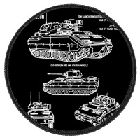 M2 Bradley Ifv M3 Cfv Us Army Recon Blueprint Round Patch | Artistshot