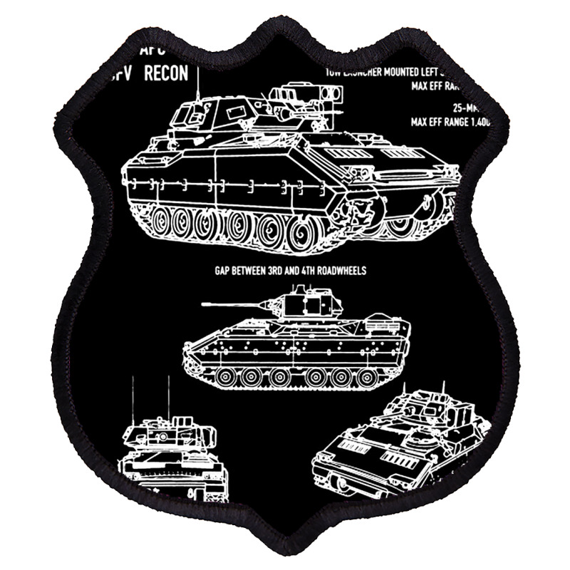 M2 Bradley Ifv M3 Cfv Us Army Recon Blueprint Shield Patch by naeshastores | Artistshot