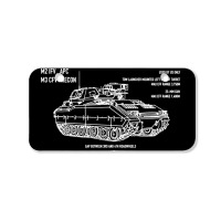 M2 Bradley Ifv M3 Cfv Us Army Recon Blueprint Bicycle License Plate | Artistshot