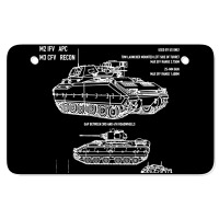 M2 Bradley Ifv M3 Cfv Us Army Recon Blueprint Atv License Plate | Artistshot