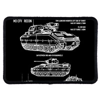 M2 Bradley Ifv M3 Cfv Us Army Recon Blueprint Rectangle Patch | Artistshot