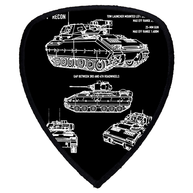 M2 Bradley Ifv M3 Cfv Us Army Recon Blueprint Shield S Patch by naeshastores | Artistshot