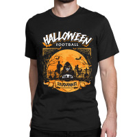 Football Halloween Halloween Football 106 Pumpkin Classic T-shirt | Artistshot