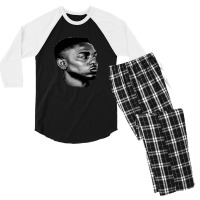 Funny Man Abstract For Men Women Men's 3/4 Sleeve Pajama Set | Artistshot