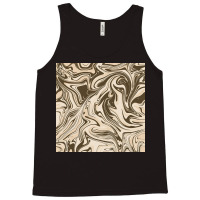 Cream Chocolate Abstract Marble Tank Top | Artistshot