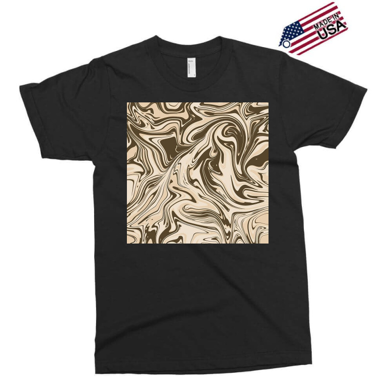 Cream Chocolate Abstract Marble Exclusive T-shirt | Artistshot