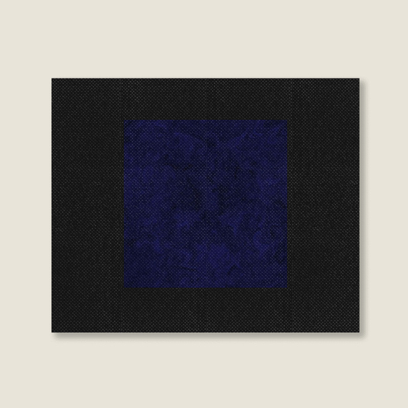 Dark Blue Velvet Landscape Canvas Print | Artistshot