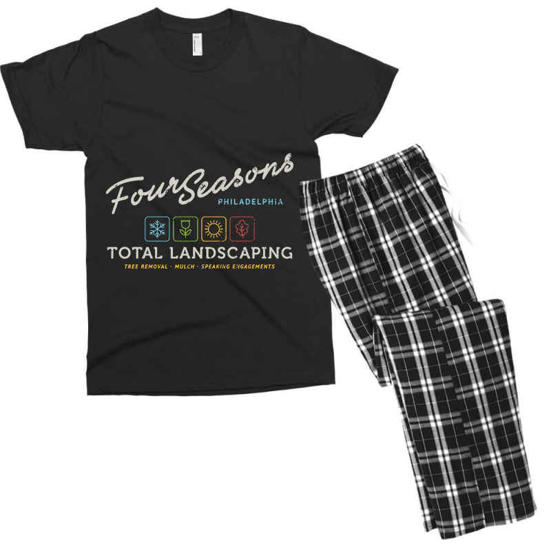 Four Seasons Total Landscaping Men's T-shirt Pajama Set by hotcoffeepdc | Artistshot