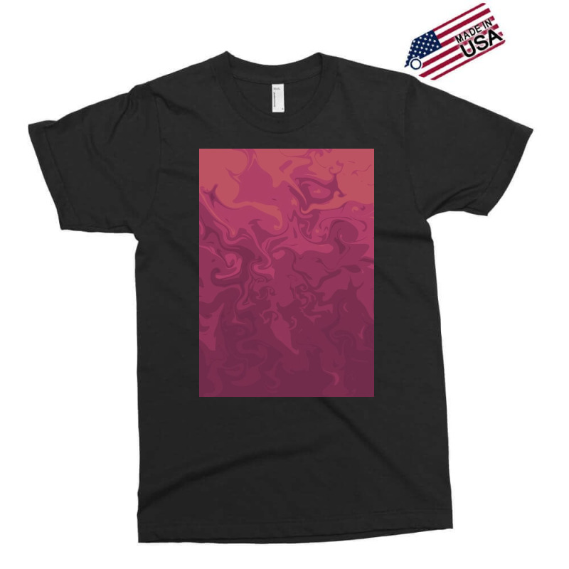 Dark Pink Swirls   Marble Exclusive T-shirt | Artistshot