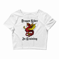 Renaissance Festival Dragon Rider In Training Shirt Crop Top | Artistshot