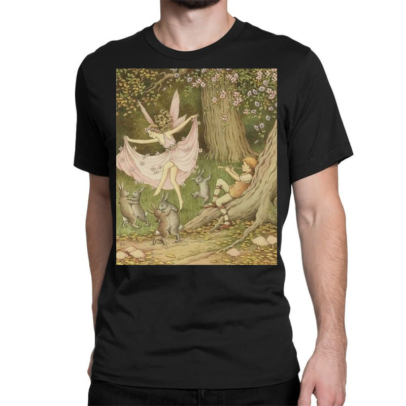 Flower Fairy Dancing In The Woods Classic T-shirt | Artistshot