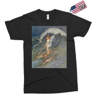 Flower Fairy On A Wave Exclusive T-shirt | Artistshot