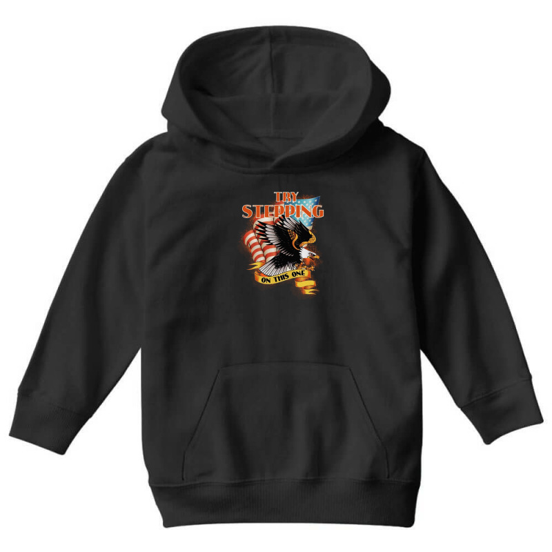 Try Stepping On This One Youth Hoodie by BLQS Apparel | Artistshot